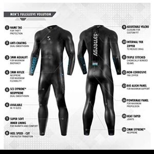 New L1 synergy voulation men's wetsuit